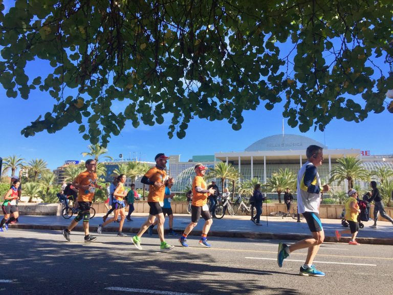 Valencia running city